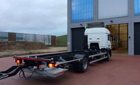Nieuwe 20/25 ft containerwagen Vlotweg Top Movers.